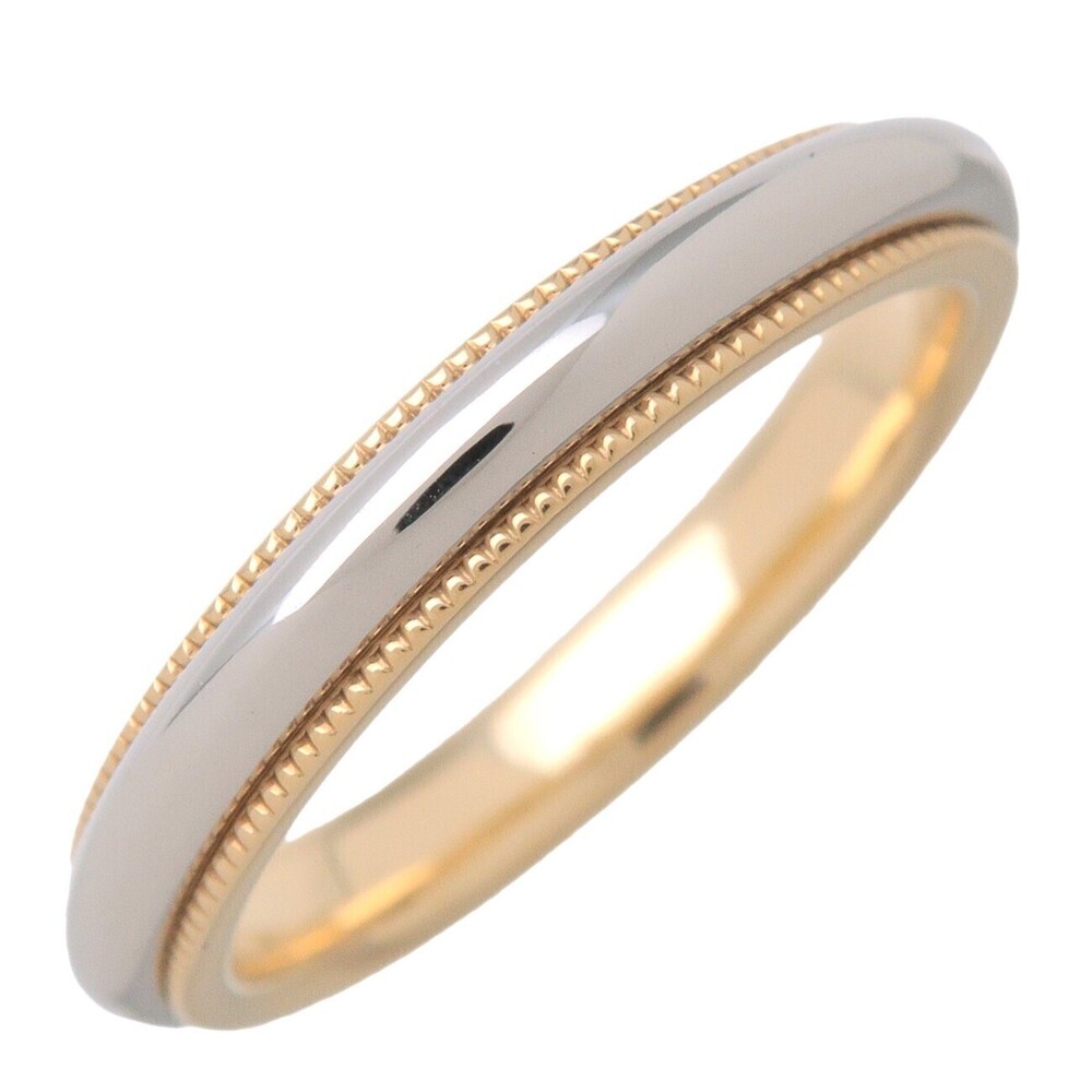 Tiffany & Co. Classic Milgrain Band Platinum with 18K Yellow Gold EU 47 / US 4
